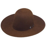 Twister 6X Black OR Chocolate 4.5 Brim Open and flat